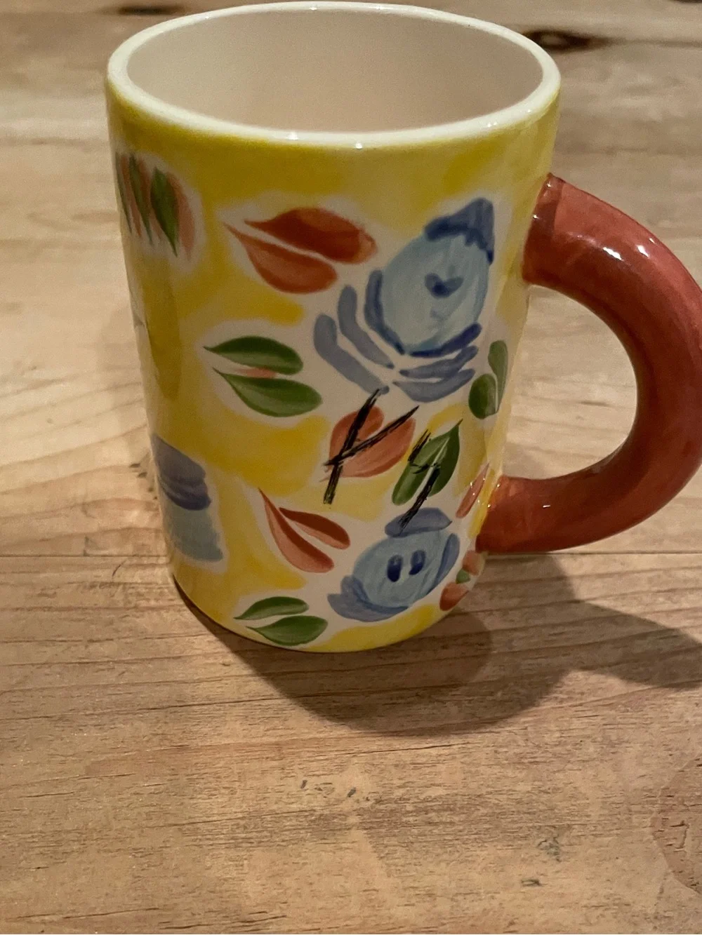 Pier One Creamer mini pitcher tea set ceramic floral shabby chic miniature